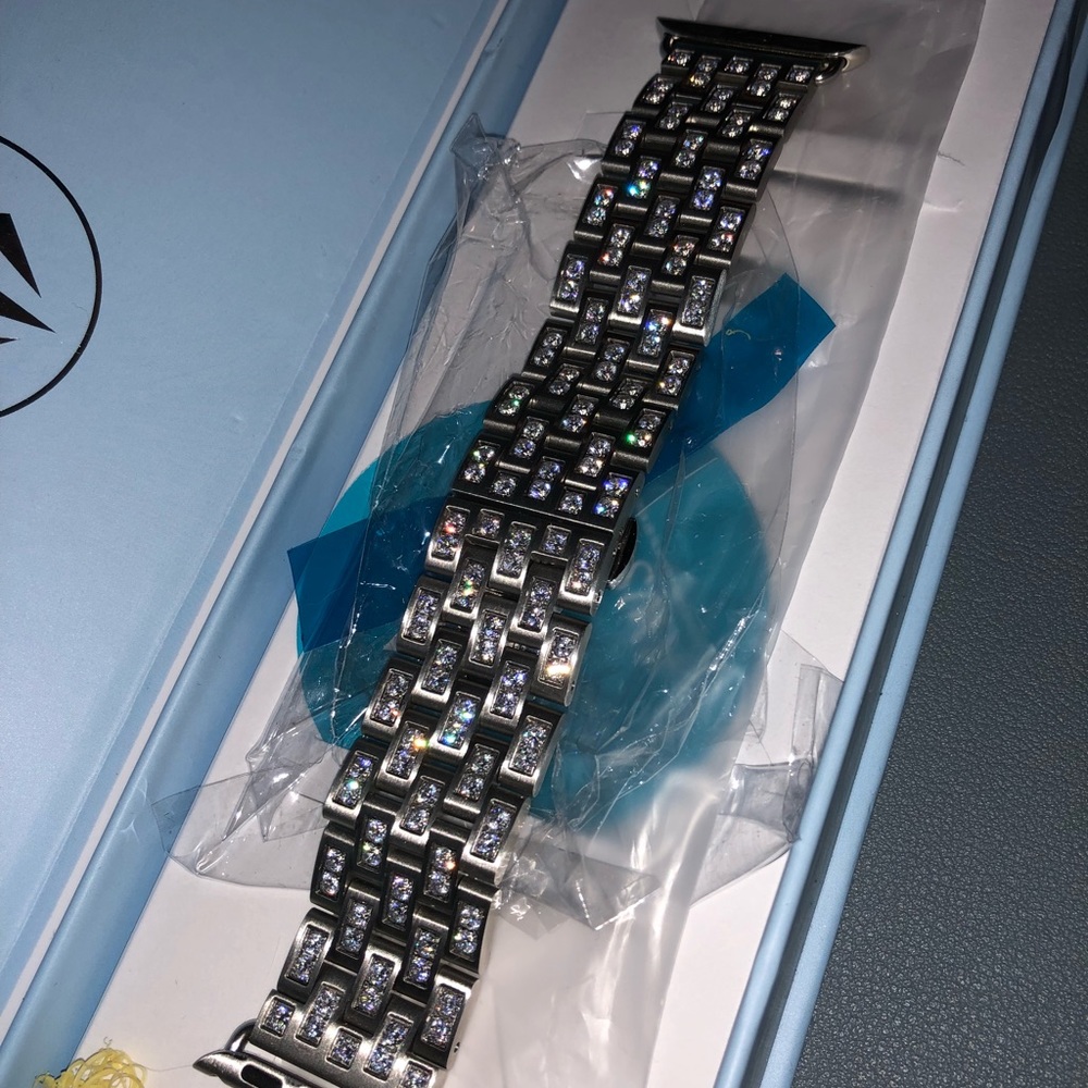 38mm Stainless/Crystal Band for Apple Watch 3 - Picture 4 of 5